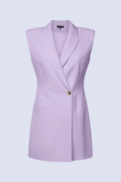 BCBGMAXAZRIA Kara Blazer Dress Lavender