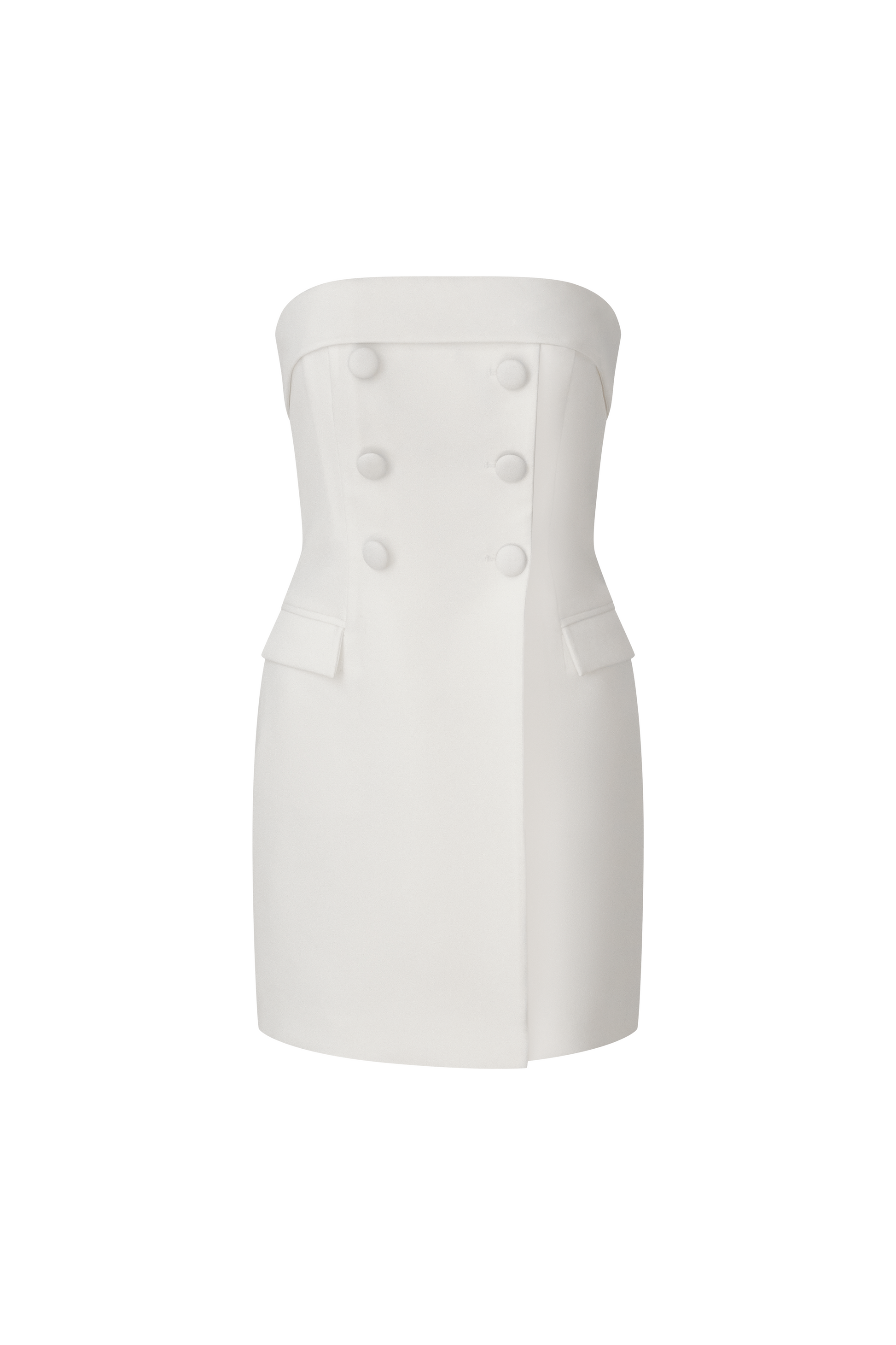 BCBGMAXAZRIA Carmen Dress Snow White