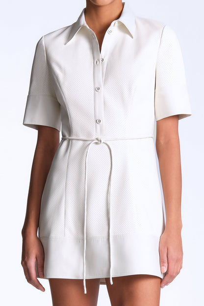 BCBGMAXAZRIA Mary Dress Snow White