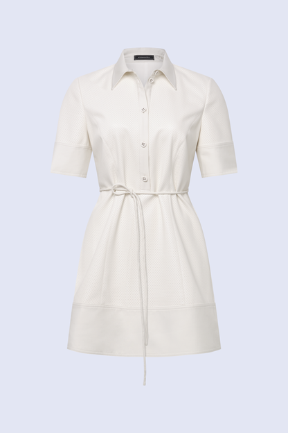 BCBGMAXAZRIA Mary Dress Snow White