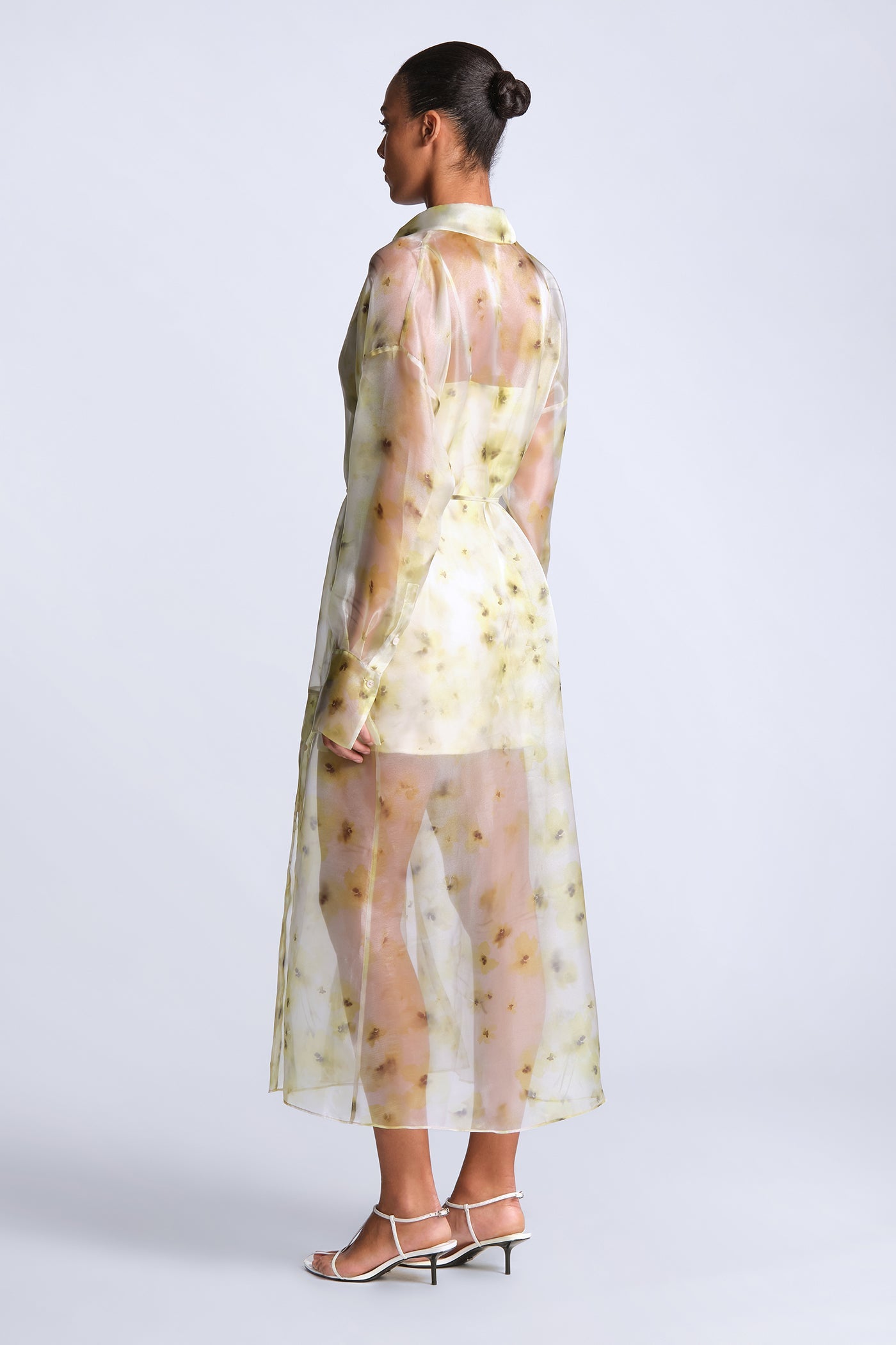 BCBGMAXAZRIA Monica Printed Dress Bouquet Print Firefly