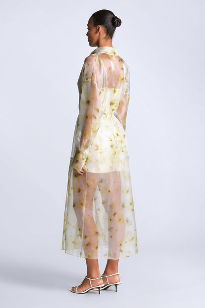BCBGMAXAZRIA Monica Printed Dress Bouquet Print Firefly
