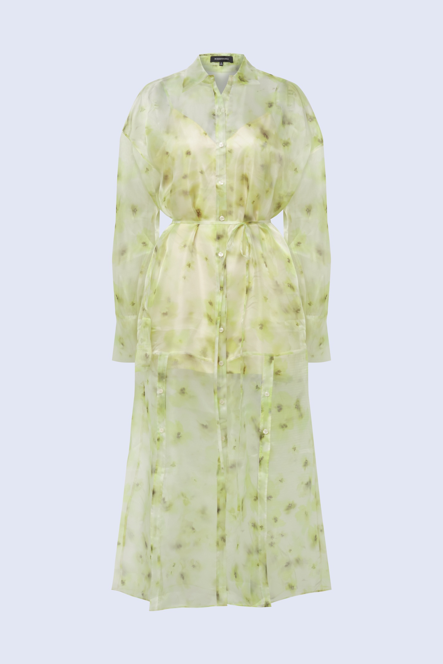 BCBGMAXAZRIA Monica Printed Dress Bouquet Print Firefly