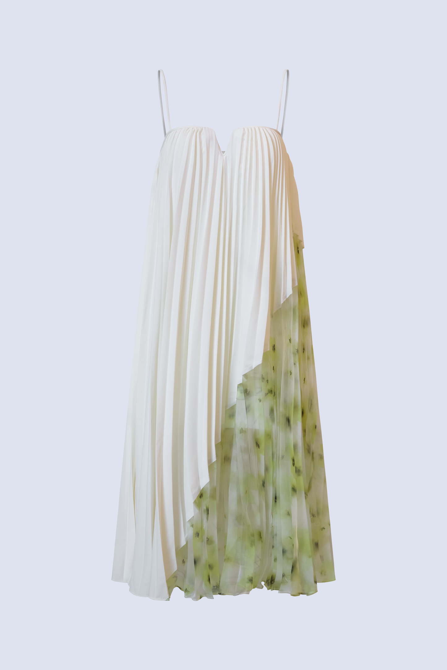 BCBGMAXAZRIA Jennifer Printed Dress Snow White & Bouquet Firefly Print