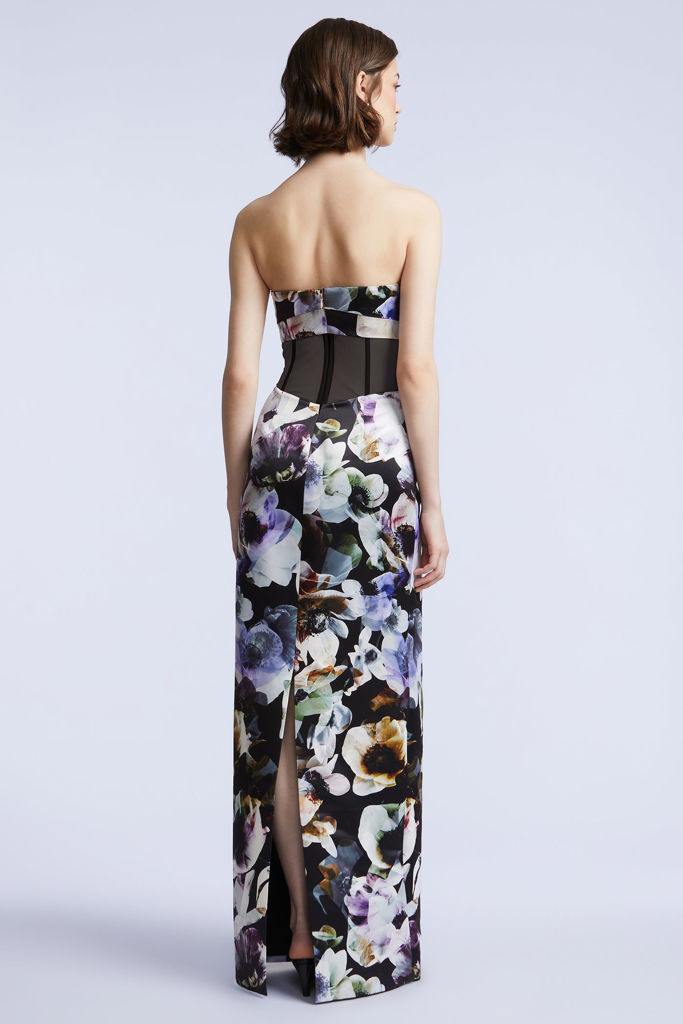 BCBGMAXAZRIA Roslyn Gown Secret Garden Print