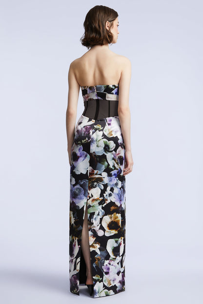 BCBGMAXAZRIA Roslyn Gown Secret Garden Print
