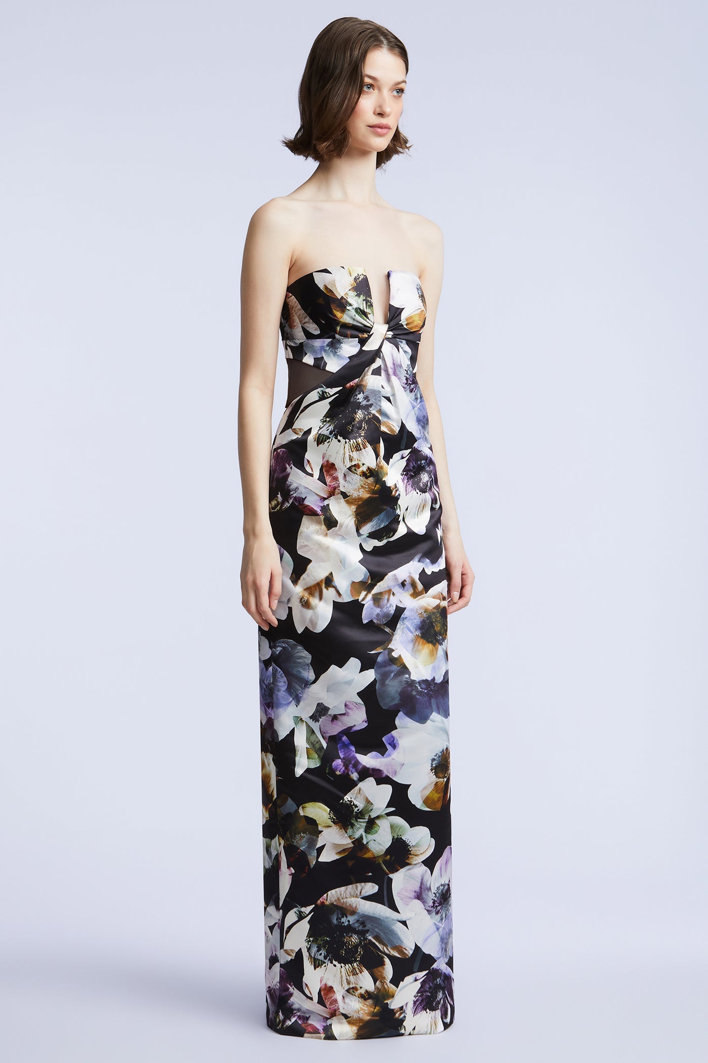BCBGMAXAZRIA Roslyn Gown Secret Garden Print