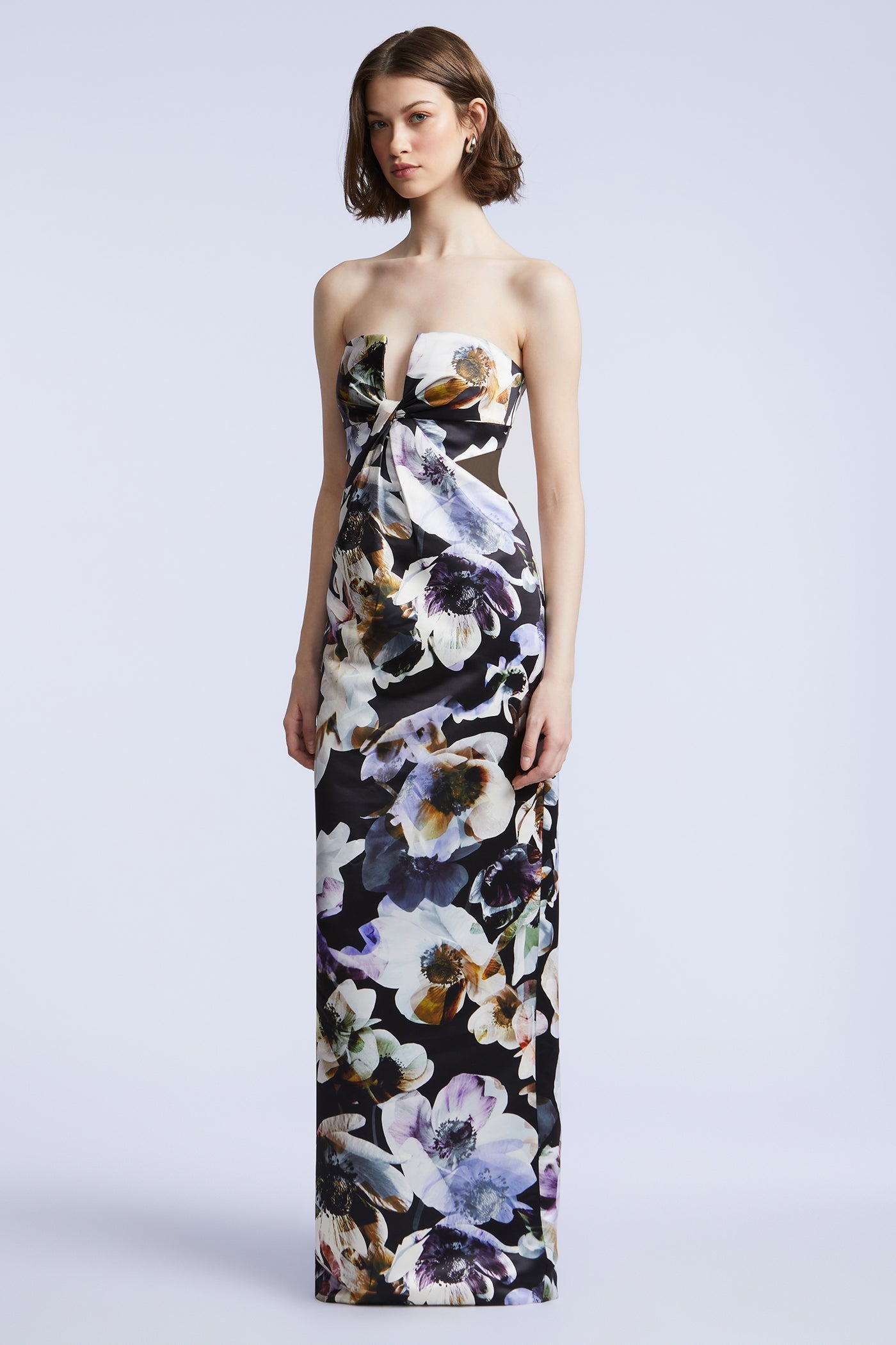 BCBGMAXAZRIA Roslyn Gown Secret Garden Print