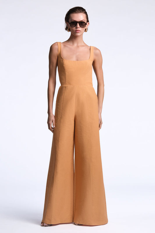 BCBGMAXAZRIA Kay Jumpsuit Carmel
