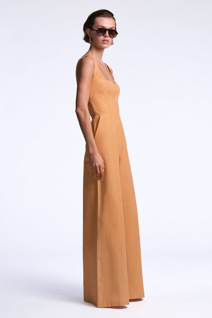 BCBGMAXAZRIA Kay Jumpsuit Carmel