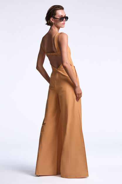 BCBGMAXAZRIA Kay Jumpsuit Carmel