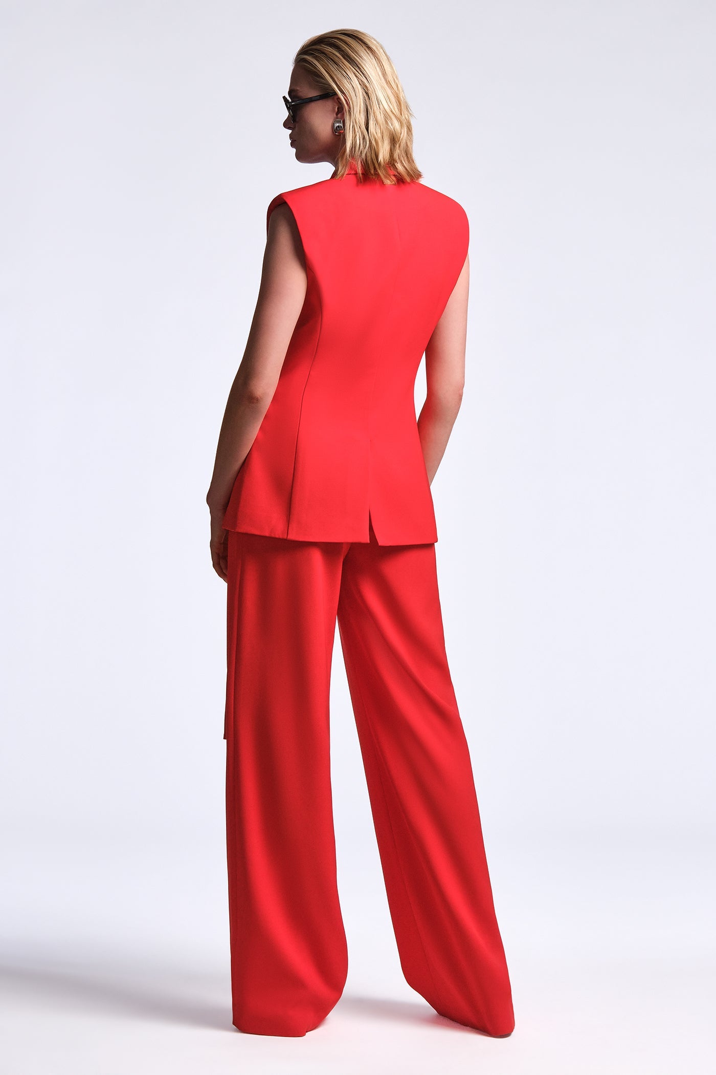 BCBGMAXAZRIA Morgan Vest Flame