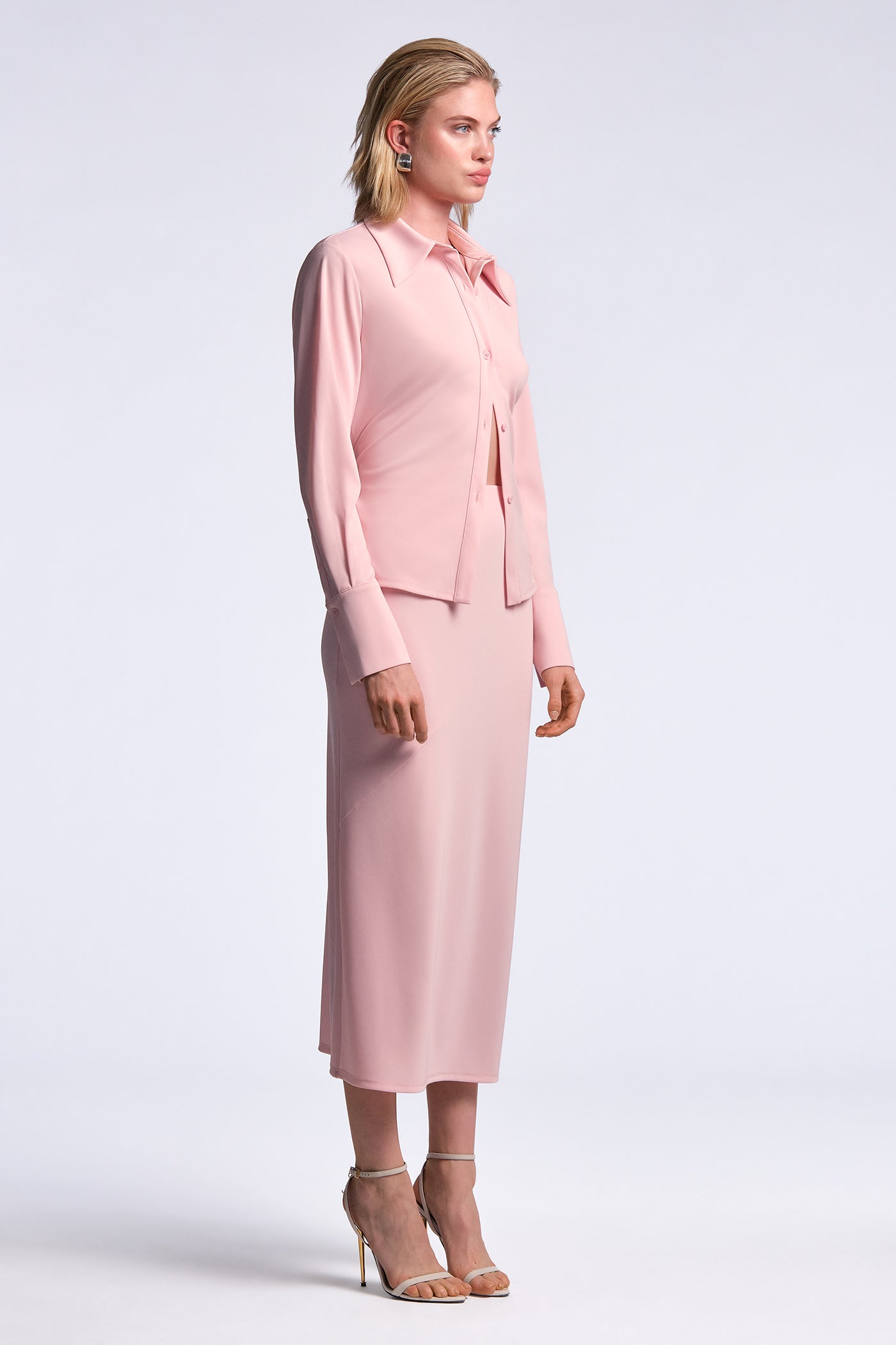 BCBGMAXAZRIA Faye Shirt Quartz Pink
