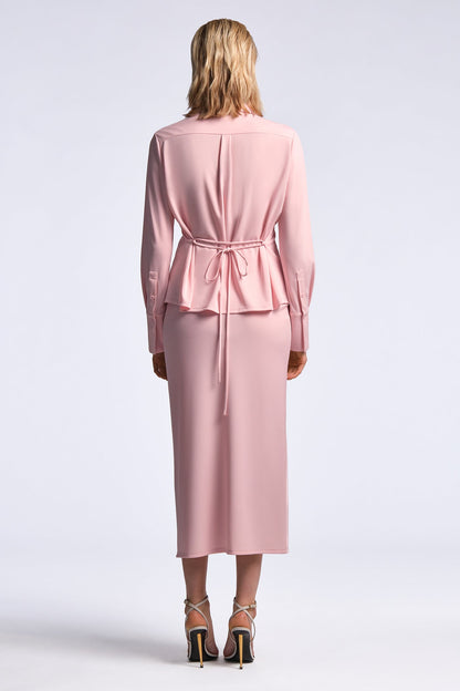BCBGMAXAZRIA Faye Shirt Quartz Pink