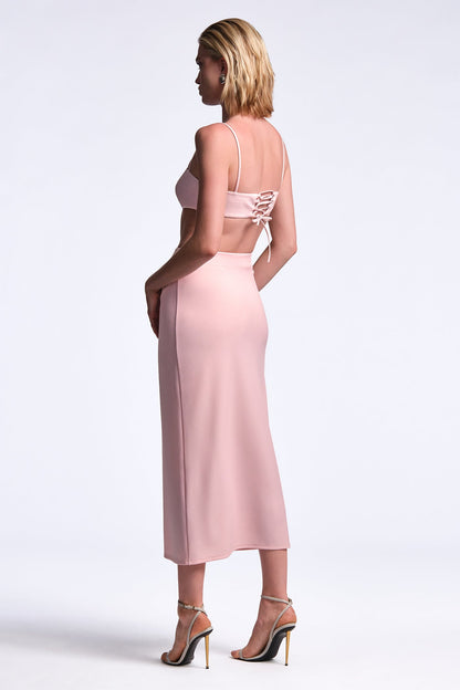 BCBGMAXAZRIA Luella Skirt Quartz Pink