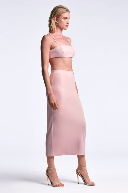 BCBGMAXAZRIA Luella Skirt Quartz Pink