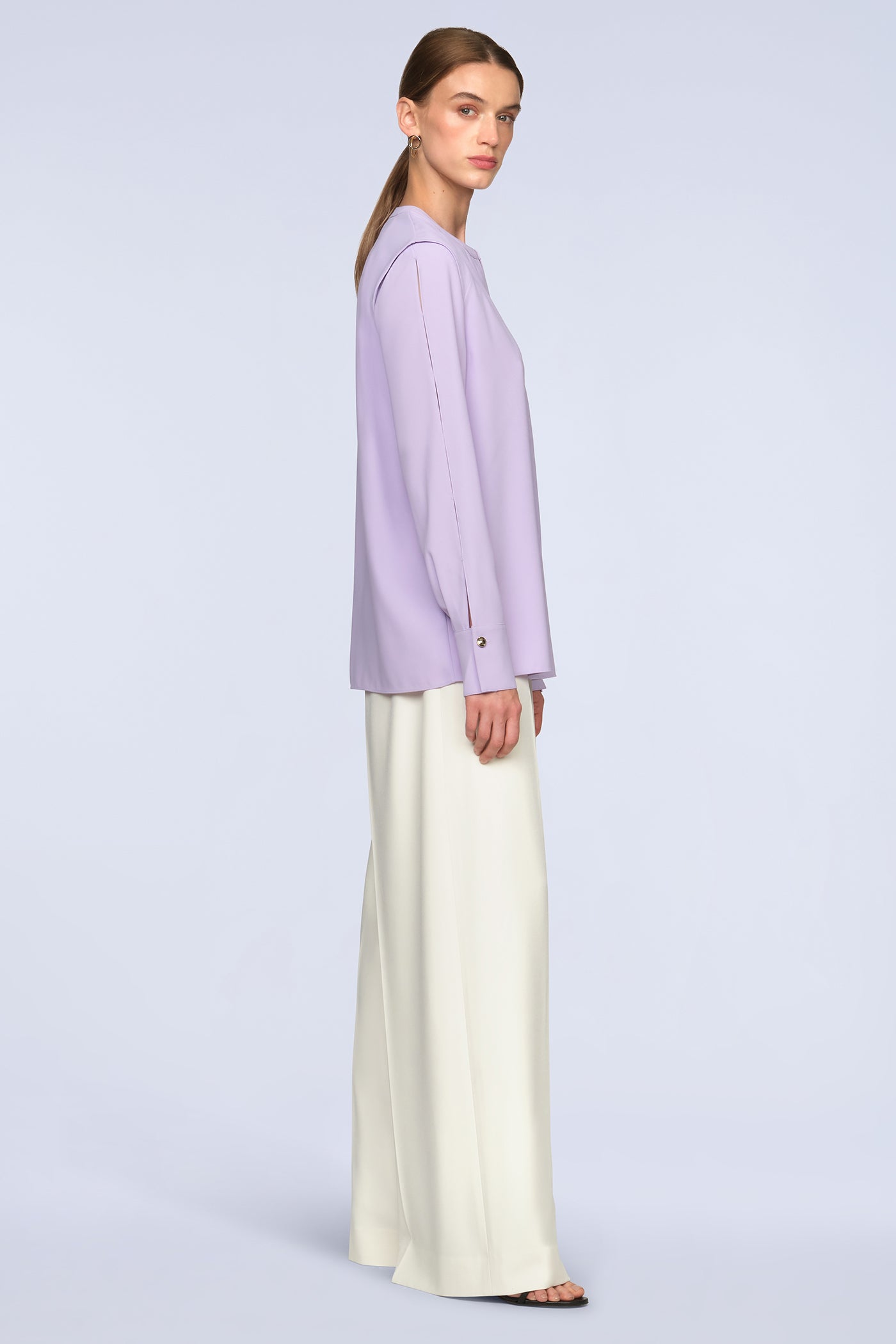 BCBGMAXAZRIA Maura Blouse Lavender