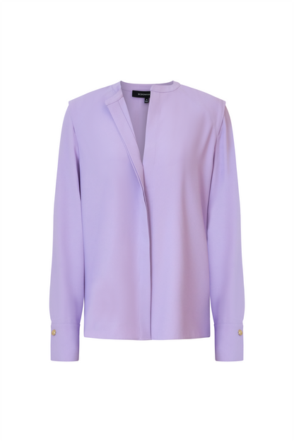 BCBGMAXAZRIA Maura Blouse Lavender