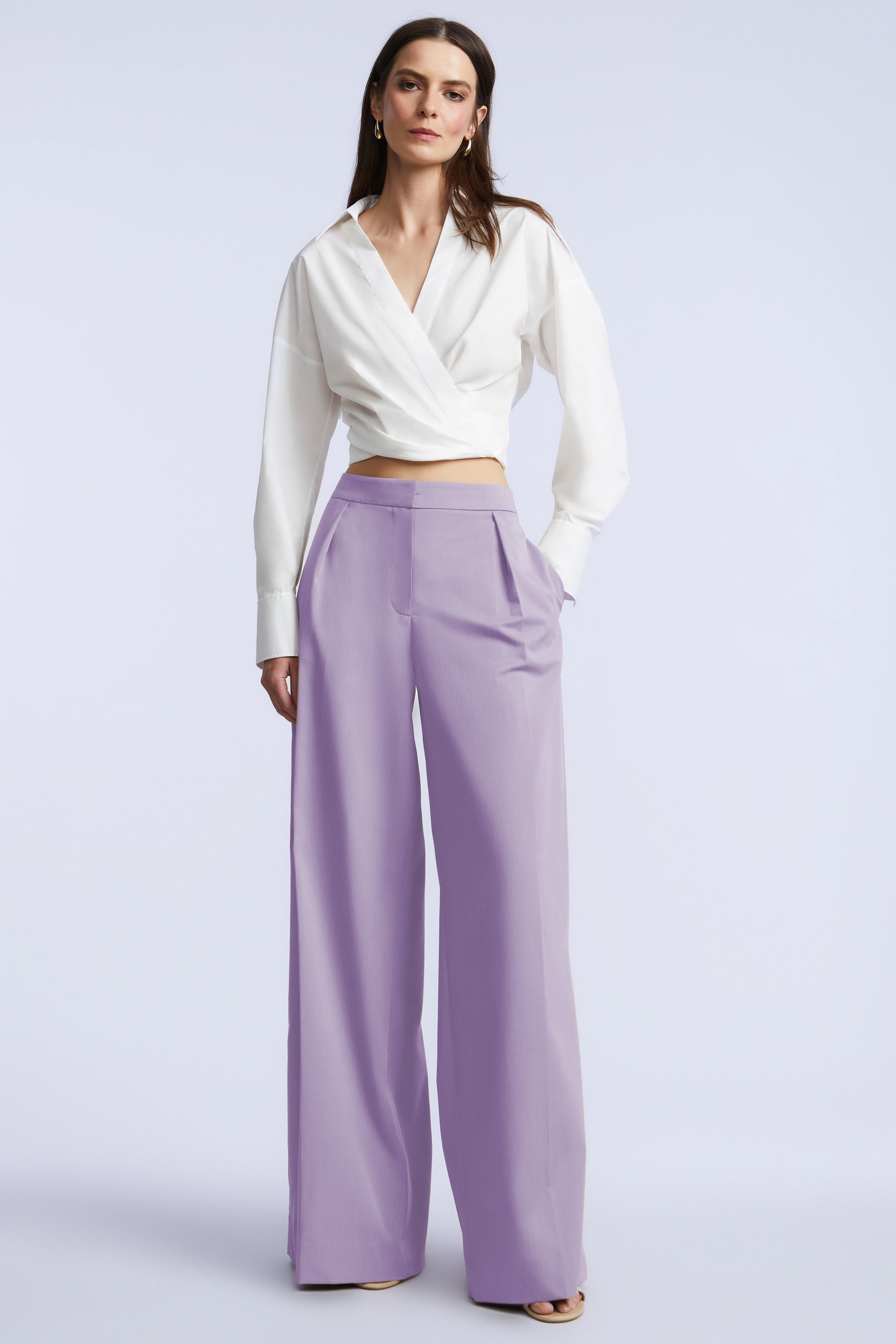 BCBGMAXAZRIA Tina Pant Lavender