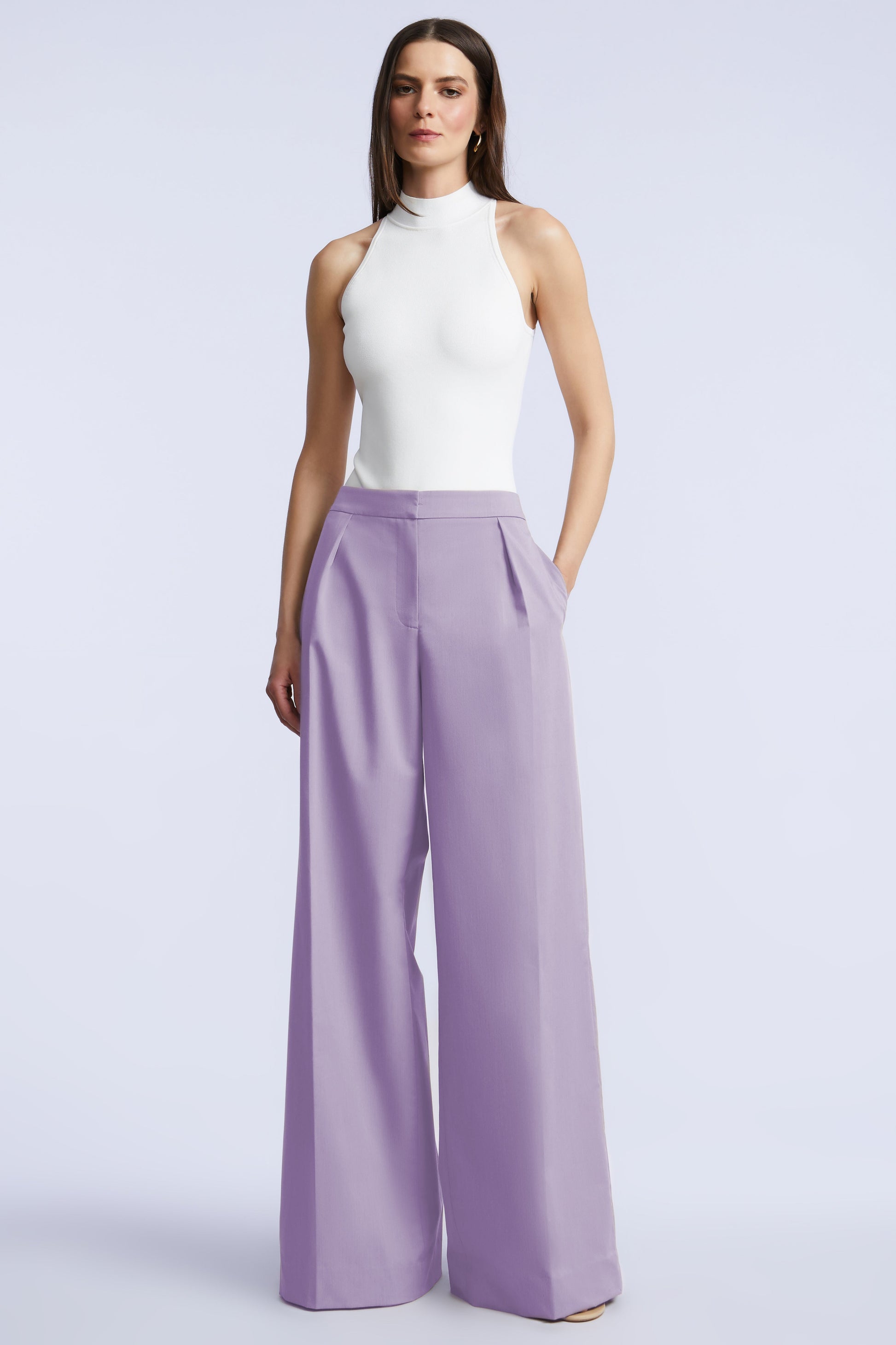 BCBGMAXAZRIA Tina Pant Lavender