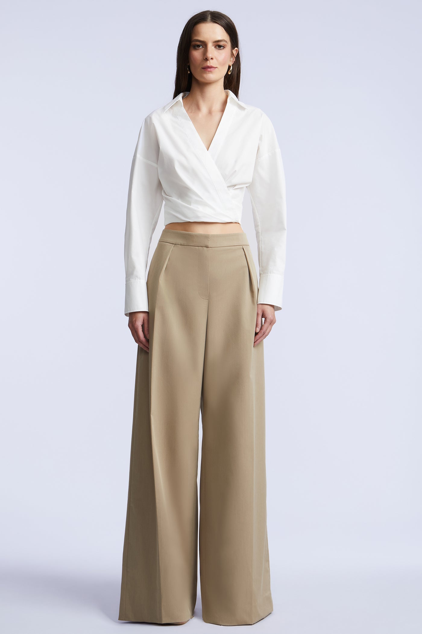 BCBGMAXAZRIA Ciara Shirt White