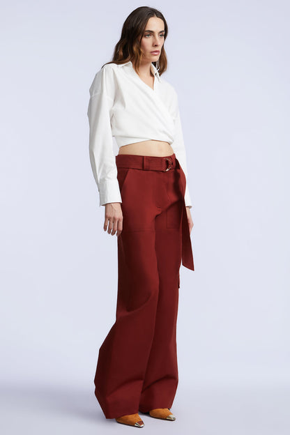 BCBGMAXAZRIA Ciara Shirt White
