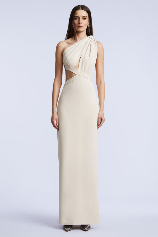 BCBGMAXAZRIA Selene Gown French Grey