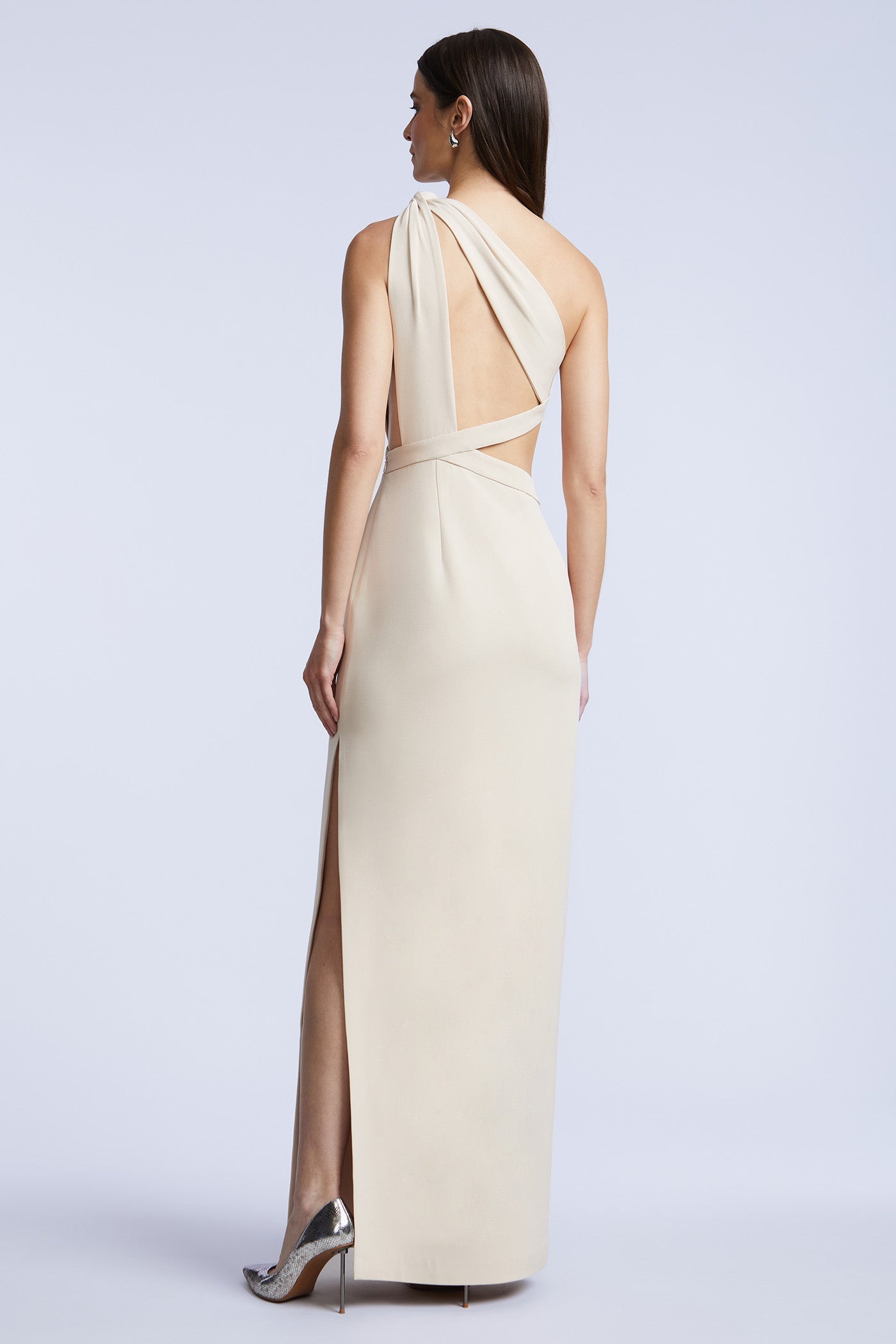 BCBGMAXAZRIA Selene Gown French Grey
