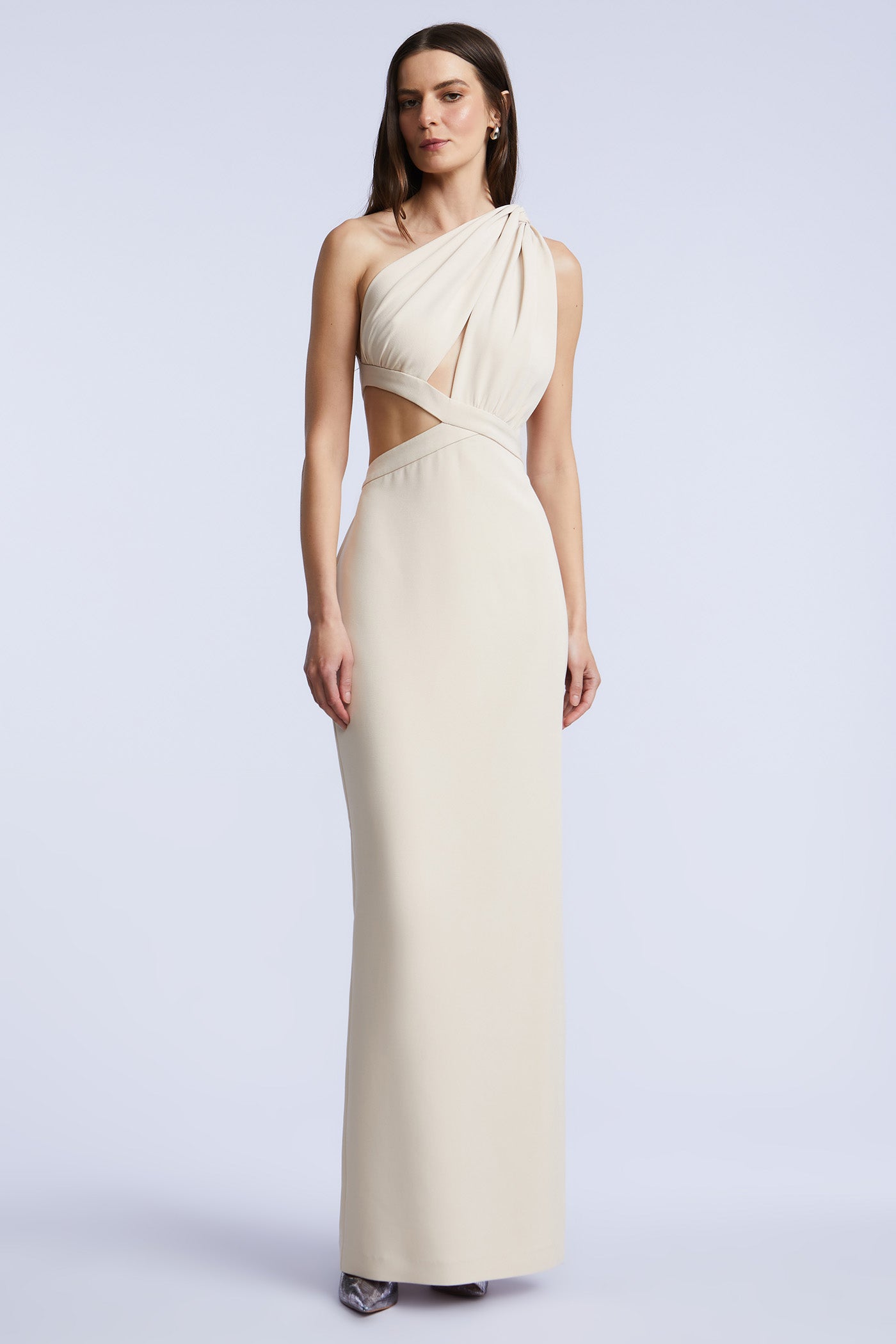 BCBGMAXAZRIA Selene Gown French Grey