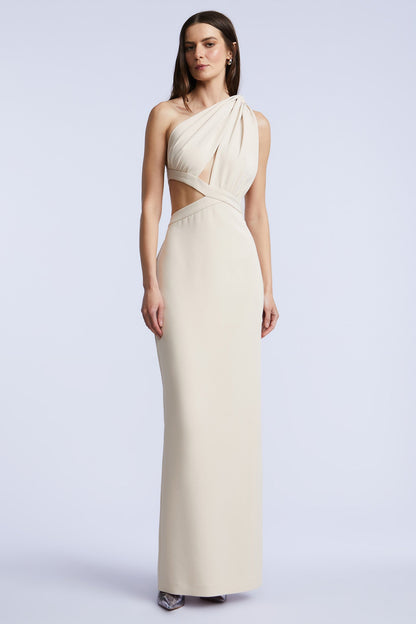 BCBGMAXAZRIA Selene Gown French Grey