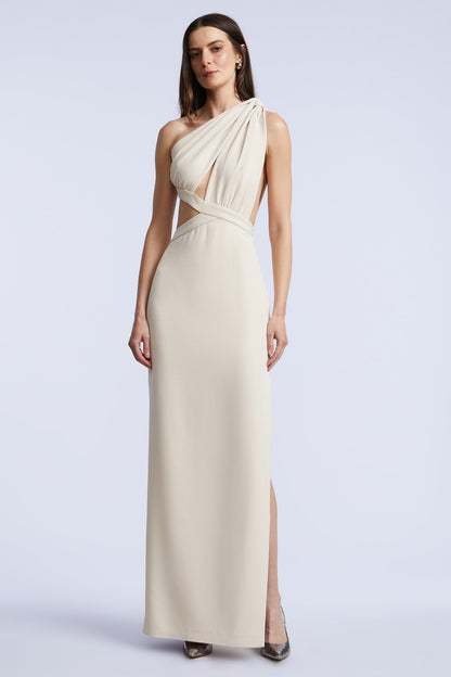 BCBGMAXAZRIA Selene Gown French Grey