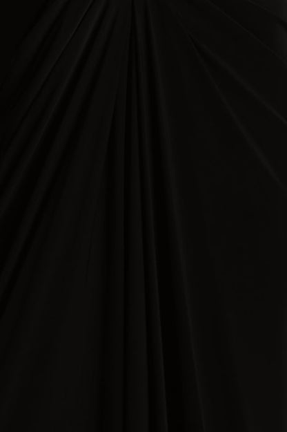 BCBGMAXAZRIA Lace & Jersey Gown Black