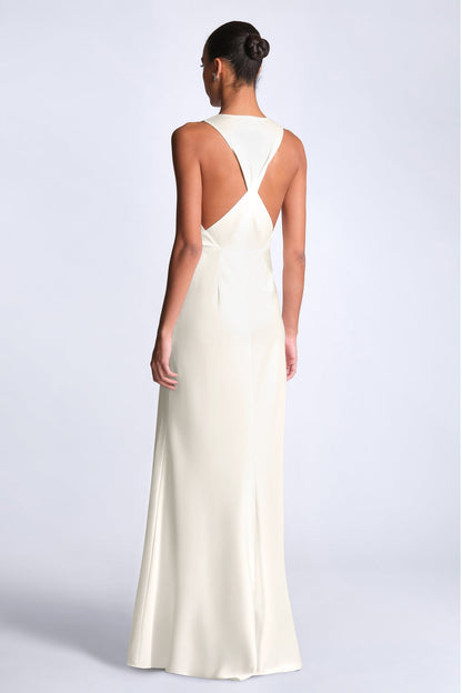 BCBGMAXAZRIA Demi Gown Gardenia