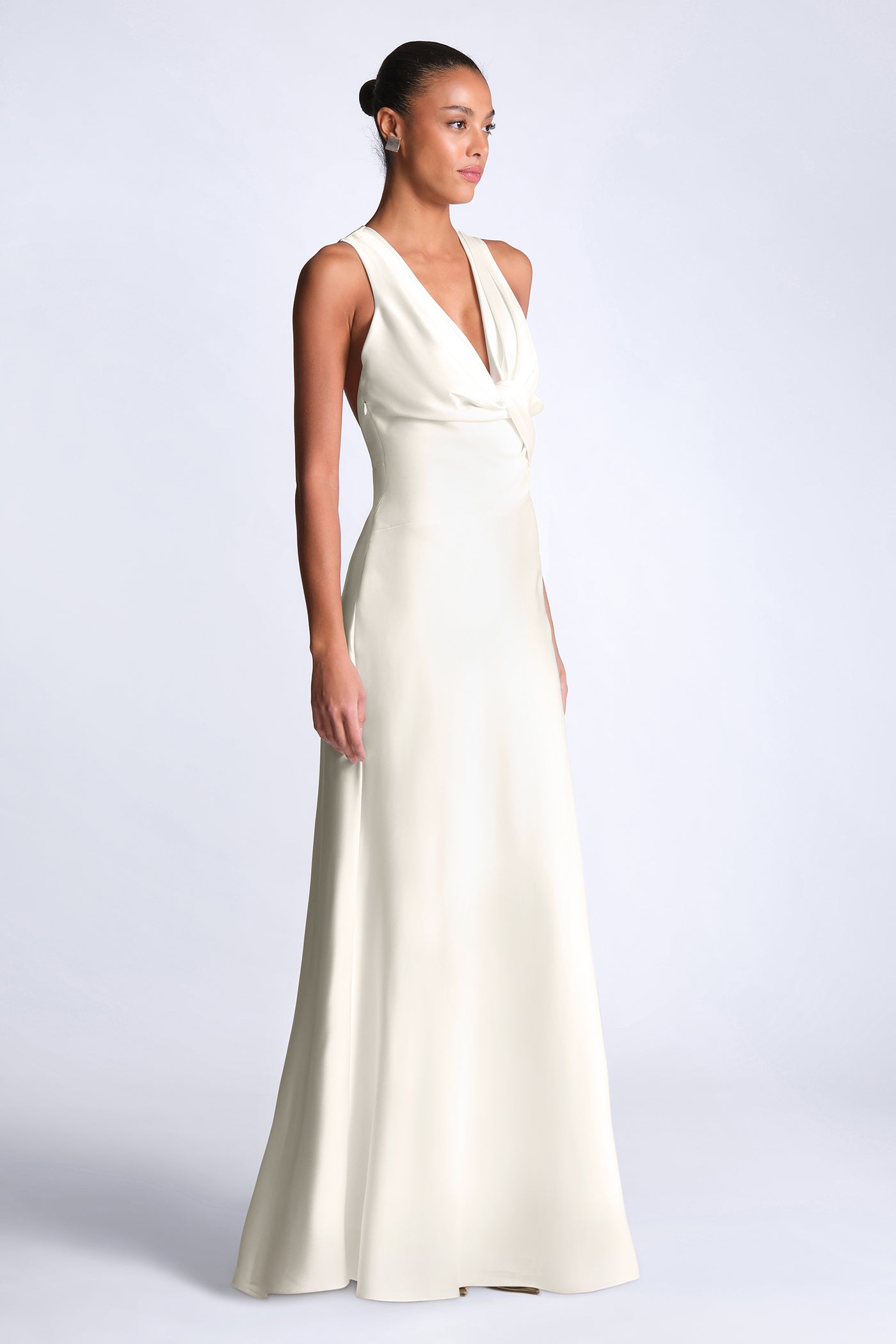 BCBGMAXAZRIA Demi Gown Gardenia