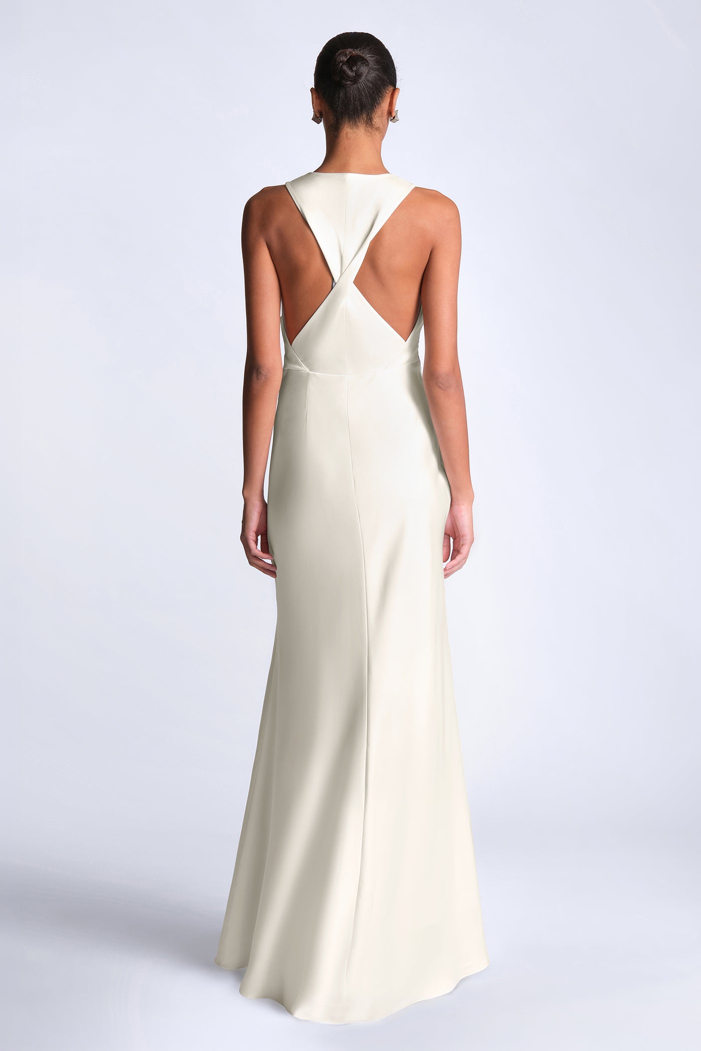 BCBGMAXAZRIA Demi Gown Gardenia