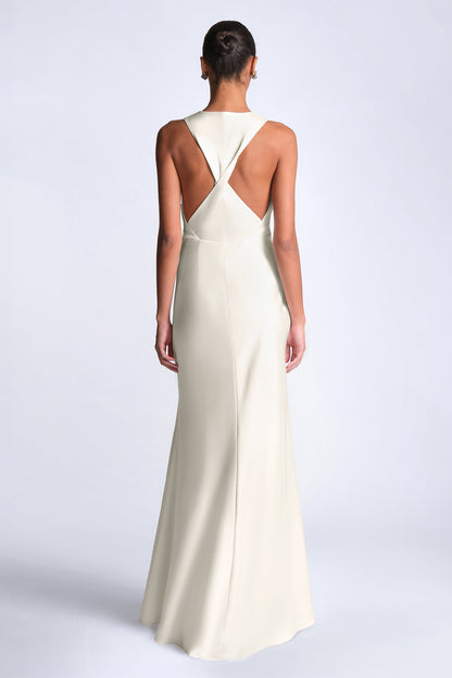 BCBGMAXAZRIA Demi Gown Gardenia