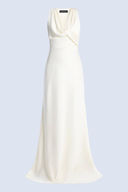 BCBGMAXAZRIA Demi Gown Gardenia