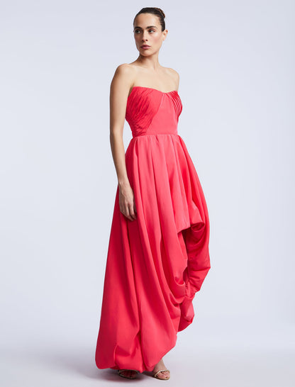 BCBGMAXAZRIA High Slit Ball Gown Dahlia