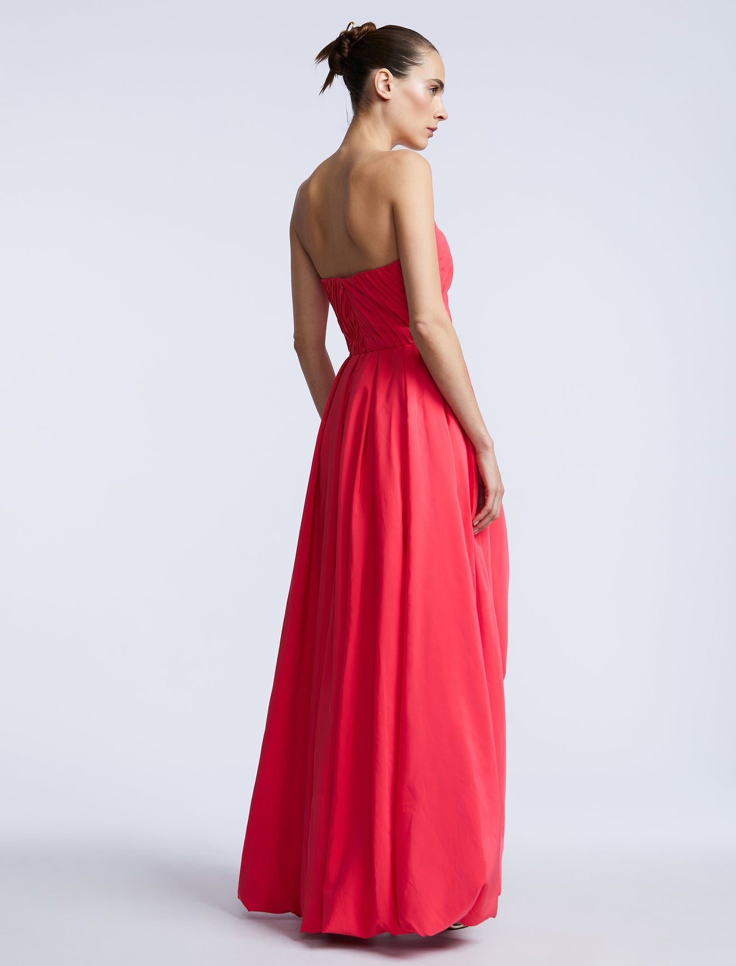 BCBGMAXAZRIA High Slit Ball Gown Dahlia