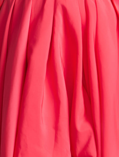 BCBGMAXAZRIA High Slit Ball Gown Dahlia