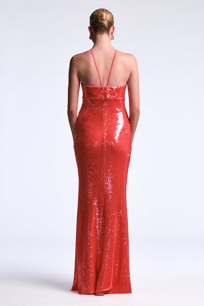 BCBGMAXAZRIA Colette Gown Candy Pink