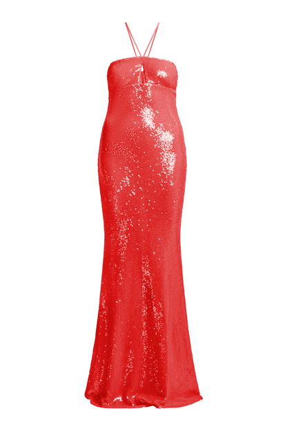 BCBGMAXAZRIA Colette Gown Candy Pink
