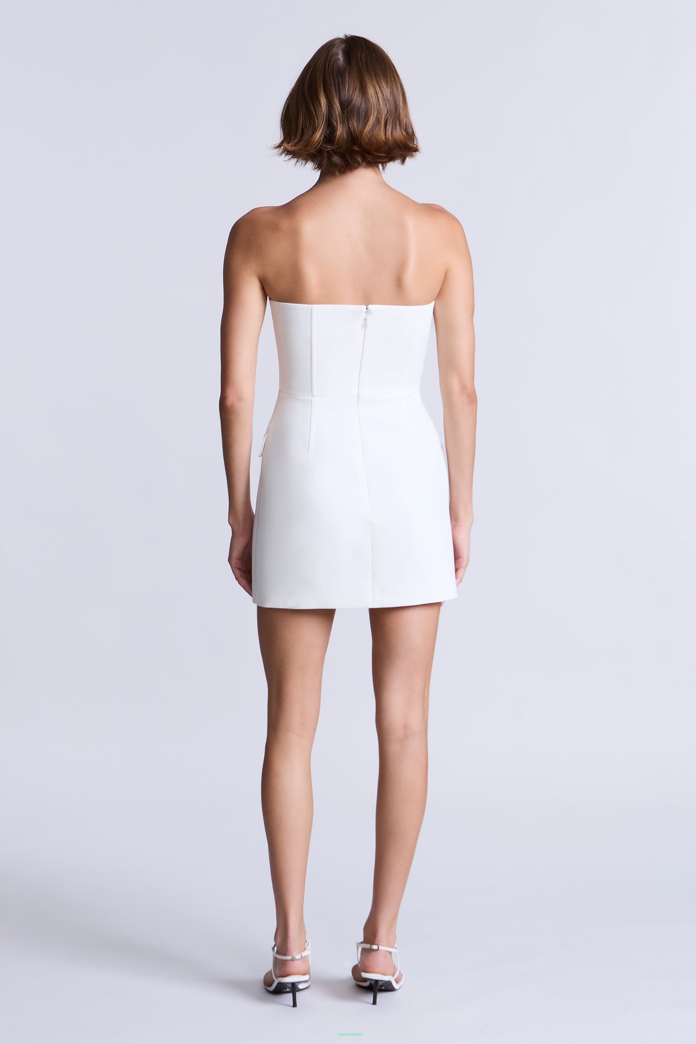 BCBGMAXAZRIA Hayden Dress Snow White