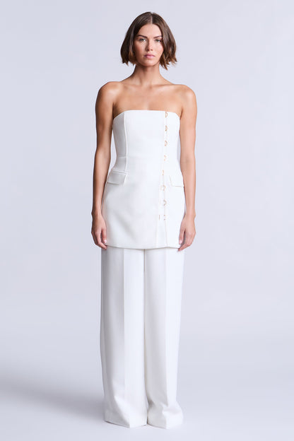 BCBGMAXAZRIA Hayden Dress Snow White