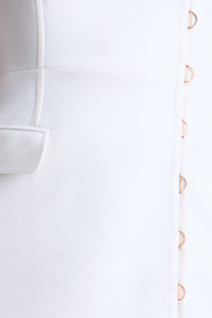 BCBGMAXAZRIA Hayden Dress Snow White
