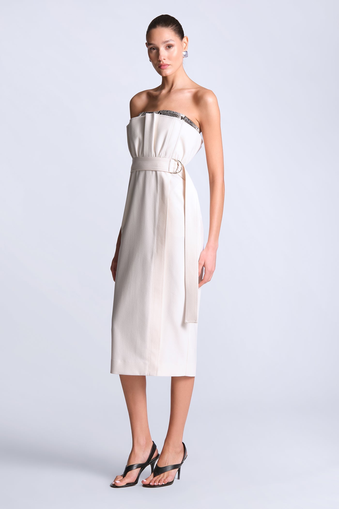 BCBGMAXAZRIA Kate Dress Gardenia