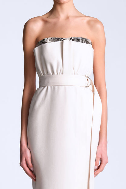 BCBGMAXAZRIA Kate Dress Gardenia