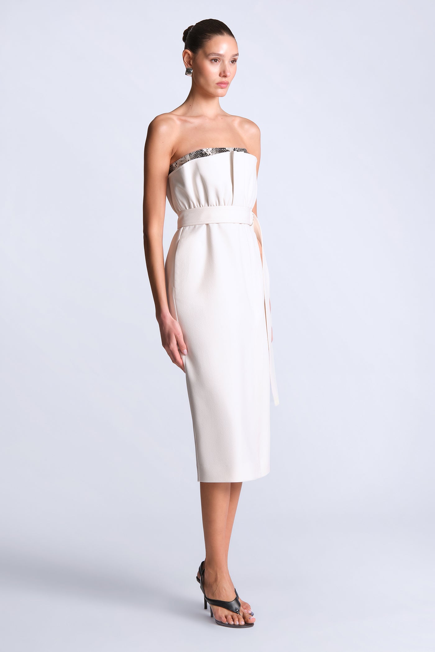 BCBGMAXAZRIA Kate Dress Gardenia