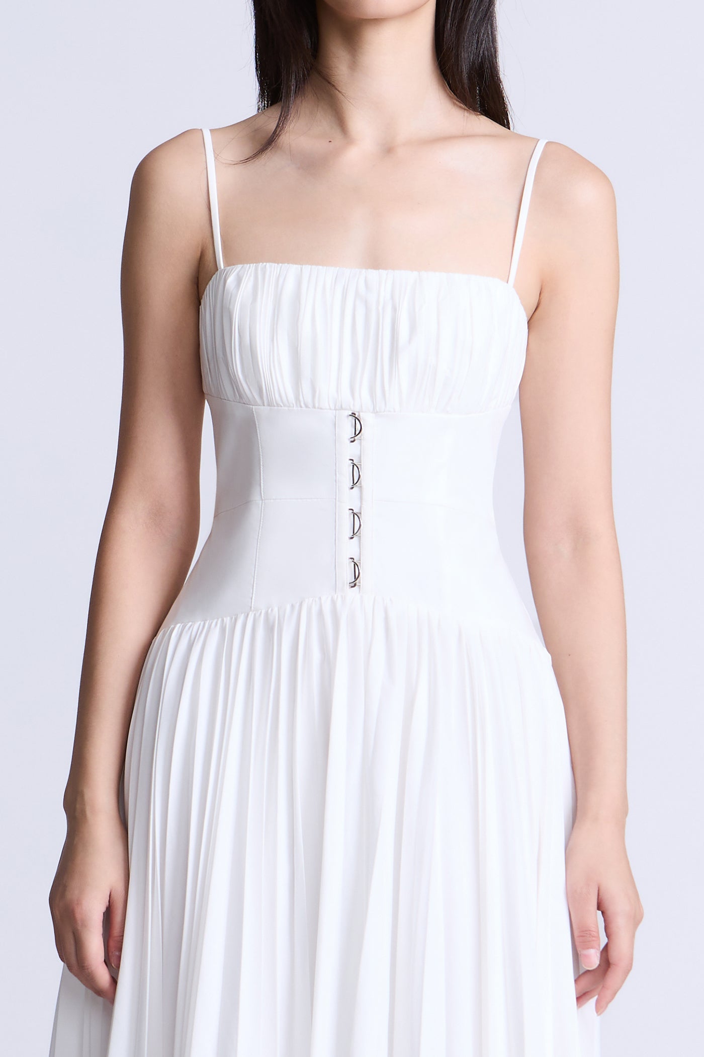 BCBGMAXAZRIA Sara Dress White