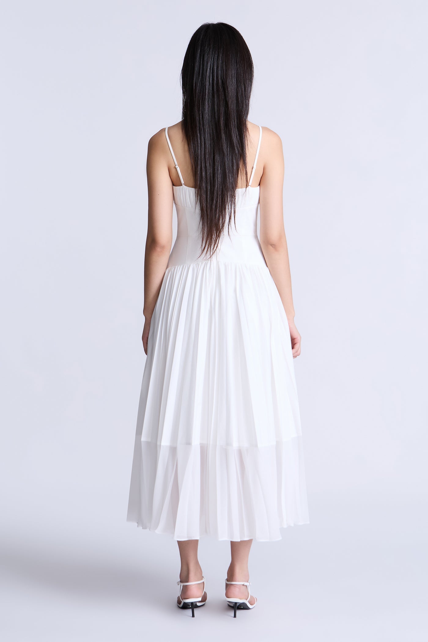 BCBGMAXAZRIA Sara Dress White